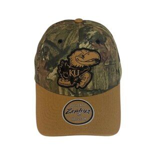Kansas Hawkeyes Camo Snapback Hat New